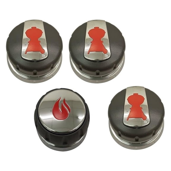 Sear Knob and Control Knob Set For Weber Genesis E330