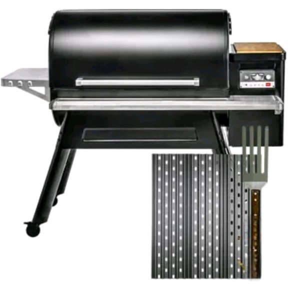 Sear Station | Universal Grill Grate | Sear Grates for Pellet Grill 15 Deep and Up | Pellet Grill Accessories | Hard Anodized Aluminum |15 Deep x 15.375 Wide$$Garden & Patio