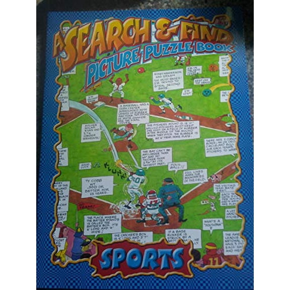 Pre-Owned Search & Find Picture Puzzle Book - Sports (Paperback) 1588651452 9781588651457