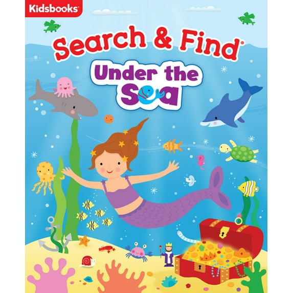 Search & Find Under the Sea, (Board Book)