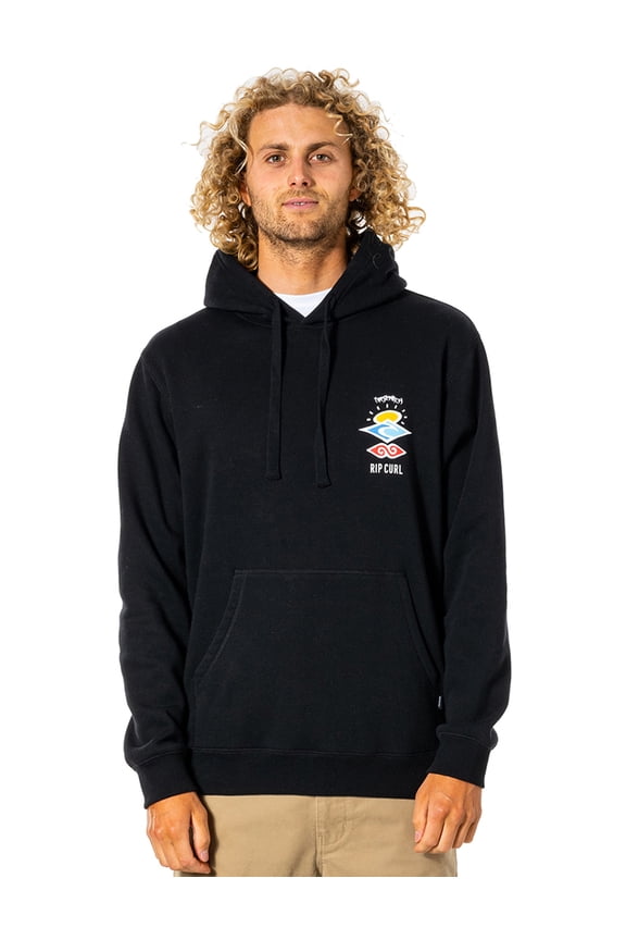 Search Icon Hood Pullover Hoody [Black]