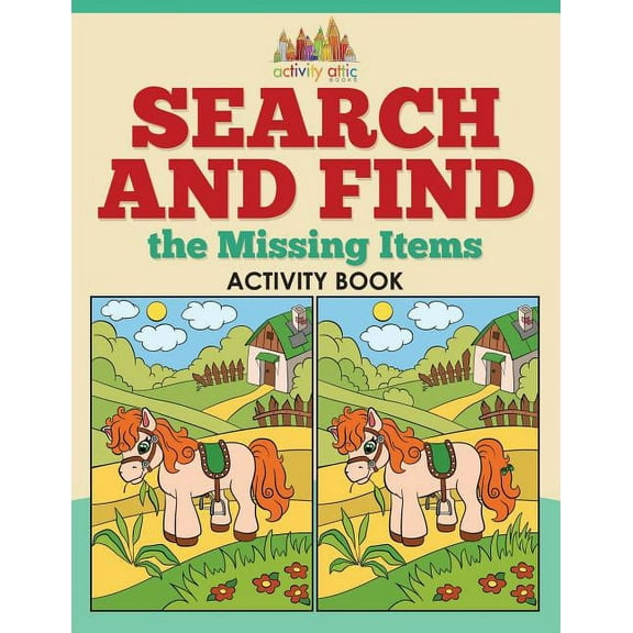 Search and Find the Missing Items Activity Book (Paperback)