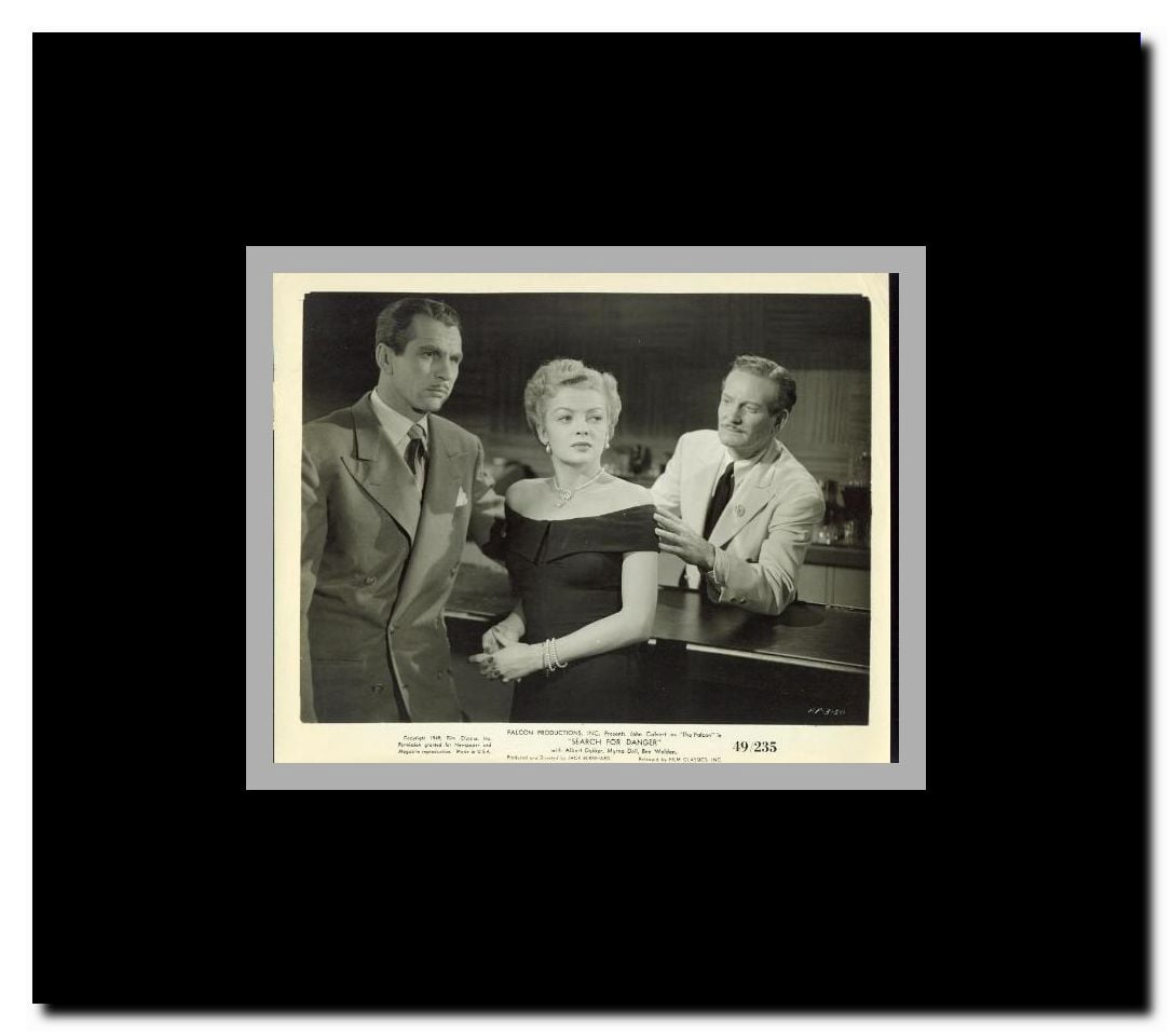 Search for Danger Framed Movie Poster