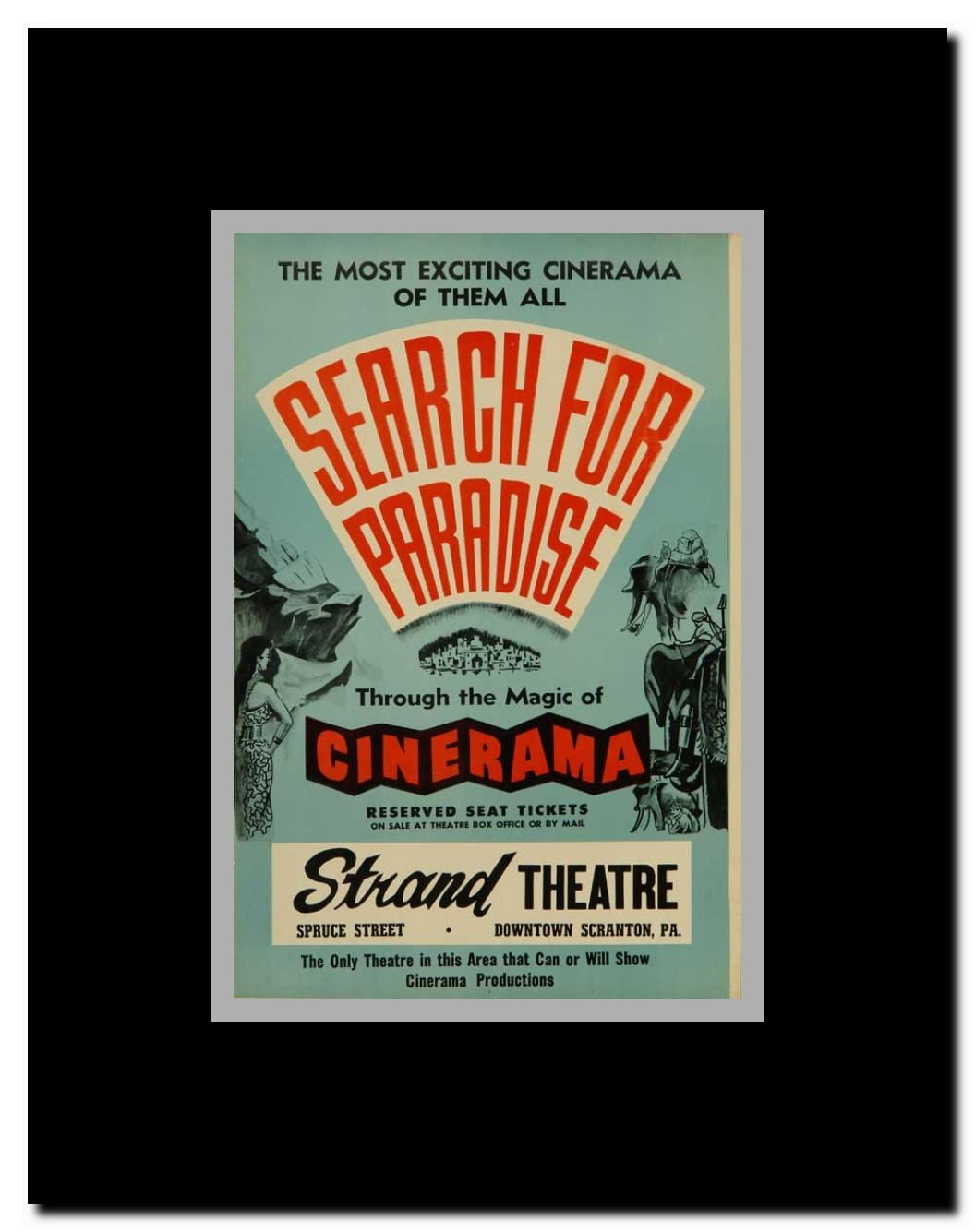 Search for Paradise Framed Movie Poster