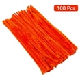 thumbnail image 1 of SearchI Pipe Cleaners for Arts Crafts Twisting Rod Toy Sticks Handcraft Rod Wave Soft Fuzzy Chenille Stems for All Creative Ages(orange+100pcs), 1 of 6