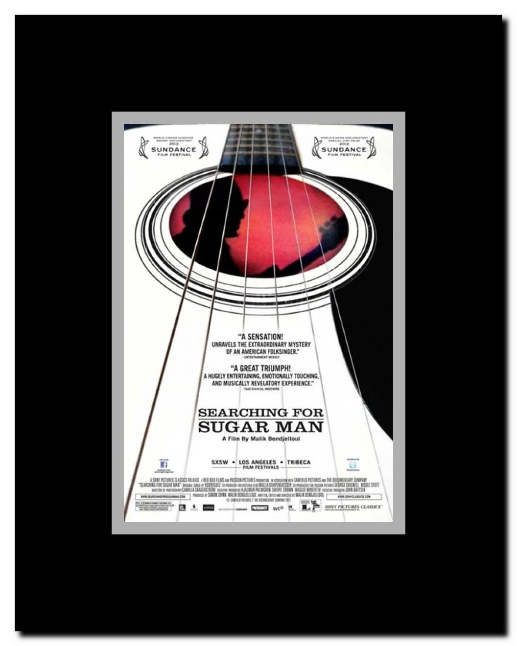 Searching for Sugar Man Framed Movie Poster