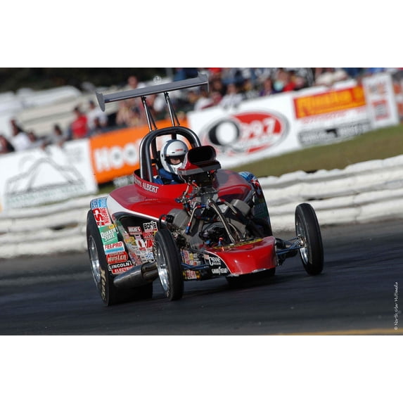 Searchlight GP Drag V Glossy Poster