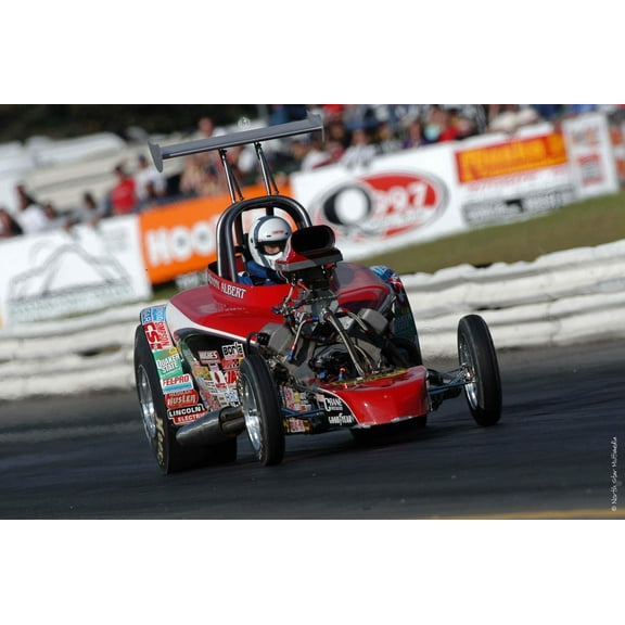 Searchlight GP Drag V Glossy Poster