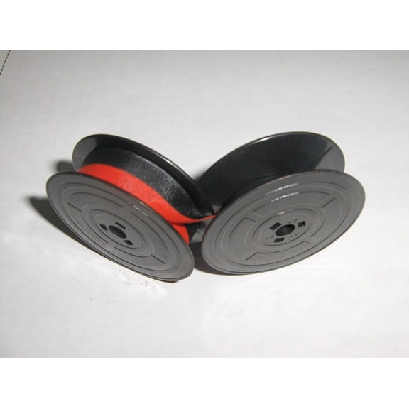 Sears 52042 Typewriter Ribbon Black and Red Ink Original Sears Spools