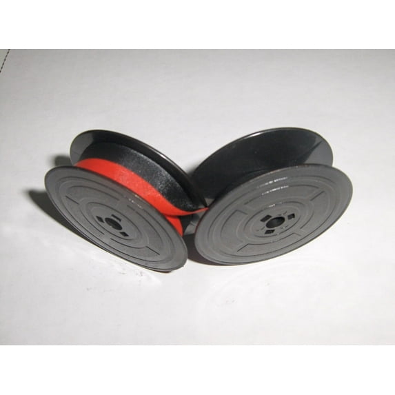 Sears 52963 Typewriter Ribbon Black and Red Ink Original Sears Spools