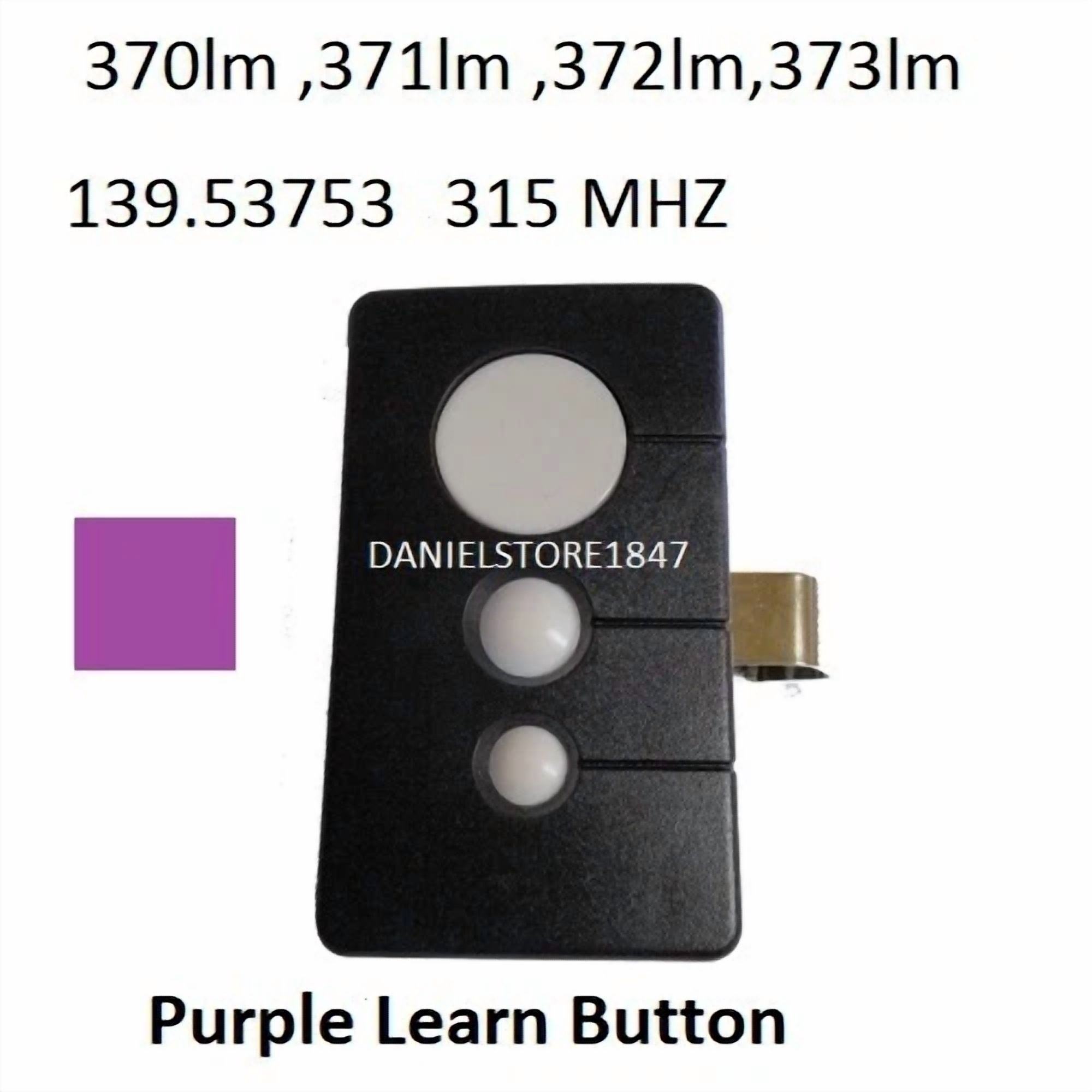 Sears Craftsman 3 Button Garage Door Opener Remote Transmitter Hbw2028 ...