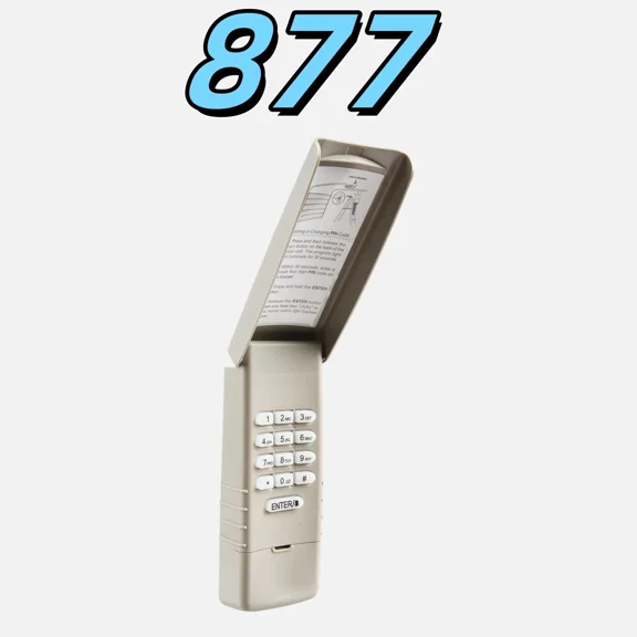Sears Garage Door'S Opener Keypad, 877Lm 877Max Model From Liftmaster