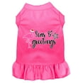 thumbnail image 1 of Christmas Pet Dog  Cat Dress Screen Printed, "Seas and Greetings", 1 of 10