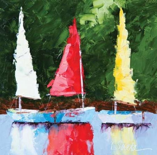 Seas the Day Canvas Art - Leslie Seata (24 x 24)