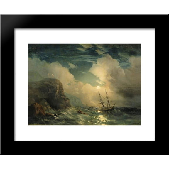 Seascape 20x24 Framed Art Print by Aivazovsky, Ivan
