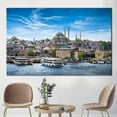 thumbnail image 1 of Seascape Canvas Art, Istanbul Artwork, Turkey Printed, View Art Canvas, Mosque Artwork, Landscape Canvas, Suleymaniye Mosque Poster, Canvas Wall Decor - White Framed, 1 of 9