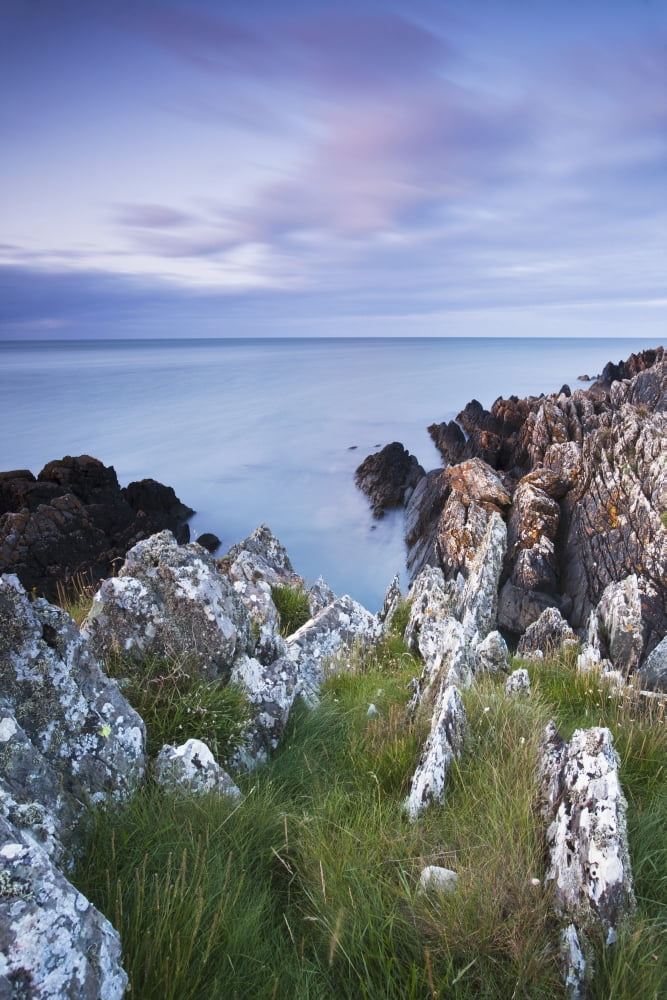 Seascape From Coast Of Clogherhead County Louth Ireland Canvas Art - Peter McCabe Design Pics (24 x 38)