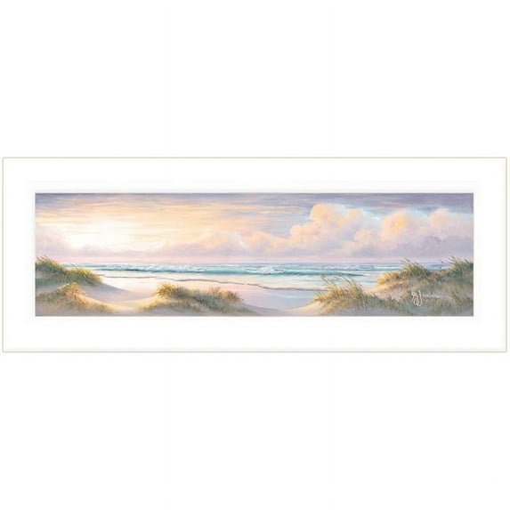 Seascape II by Georgia Janisse Framed Print Wall Art Wood Multi-Color