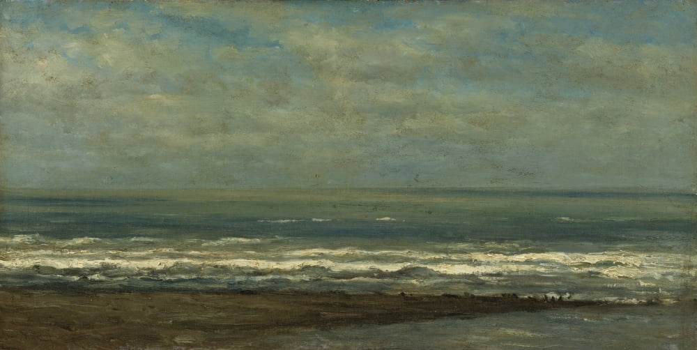 Seascape Near Heijst Canvas Art - (36 x 24)