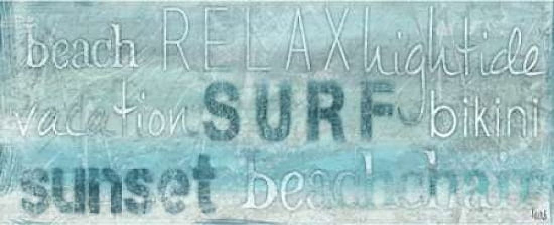 Seascape Sentiment I Canvas Art - hartworks (24 x 48)