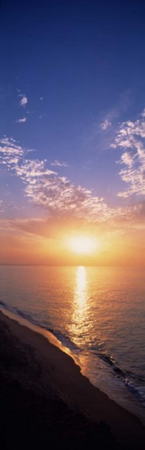 Seascape The Algarve Portugal Canvas Art - Panoramic Images (18 x 6)