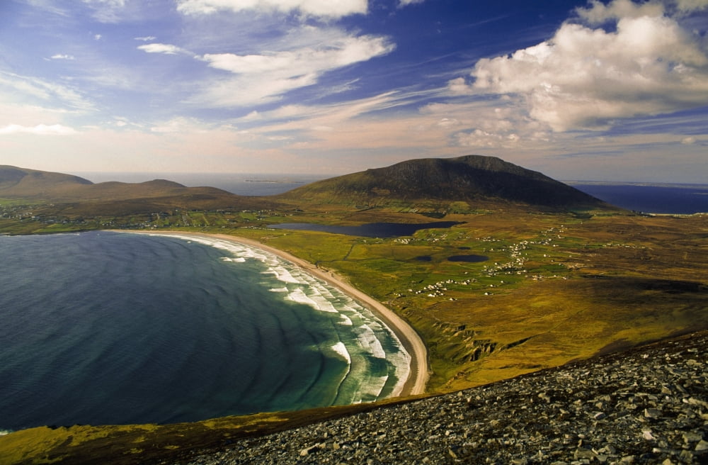 Seascape Vista Canvas Art - Gareth McCormack Design Pics (18 x 12)