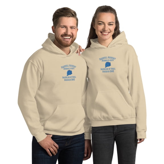 Seashell Academy Hoodie Embroidered BSS (Bachelor of Shell Sciences) | Seashell Collectors Gift | Coastal Science & Arts Sweatshir