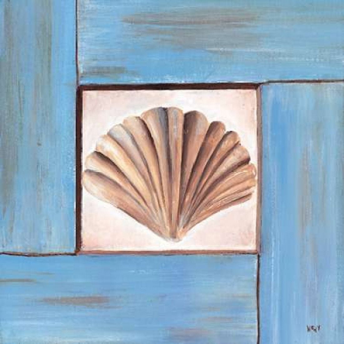 Seashell Canvas Art - Hedy (24 x 24)