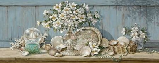 Seashell Collection II Canvas Art - Janet Kruskamp (10 x 20)