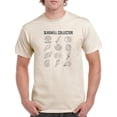 thumbnail image 1 of Seashell Collector Art T-Shirt Men -Smartprints Designs, Male x-Large, 1 of 4