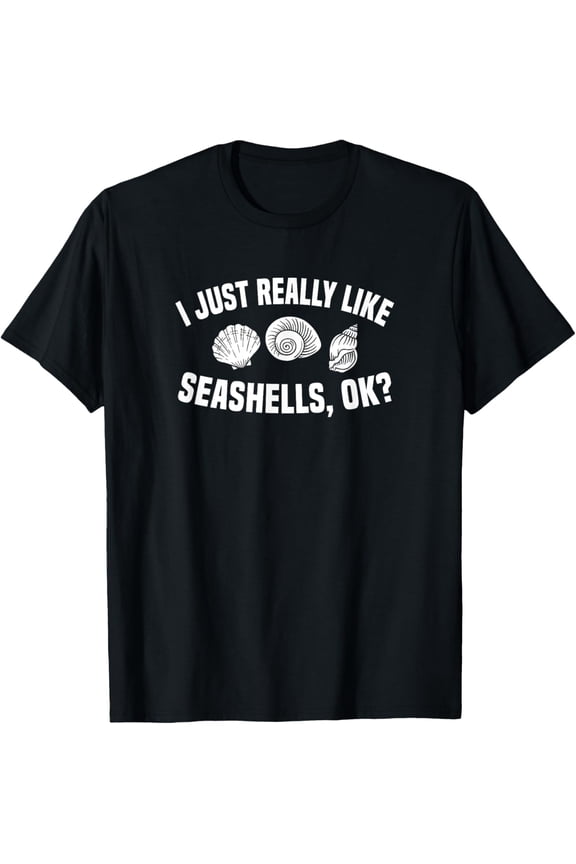 Seashell Collector Shelling Beach Collecting Sea Shell T-Shirt