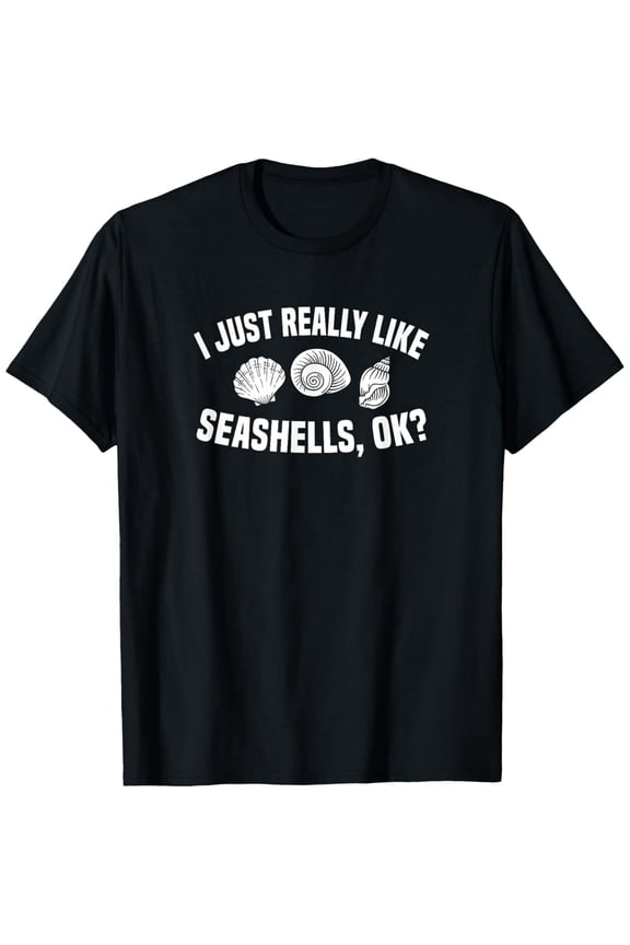 Seashell Collector Shelling Beach Collecting Sea Shell T-Shirt