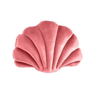  Sioloc Shell Pillows,Seashell Shaped Accent Throw