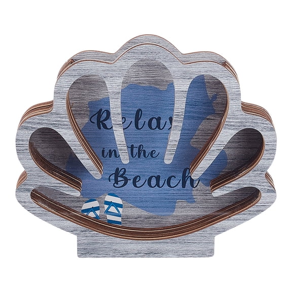 Seashell Display Box Sea Shell Holder Wooden Seashell Display Case with Acrylic Window Wooden Seashells Holder with Acrylic Panel Storage Box DIY