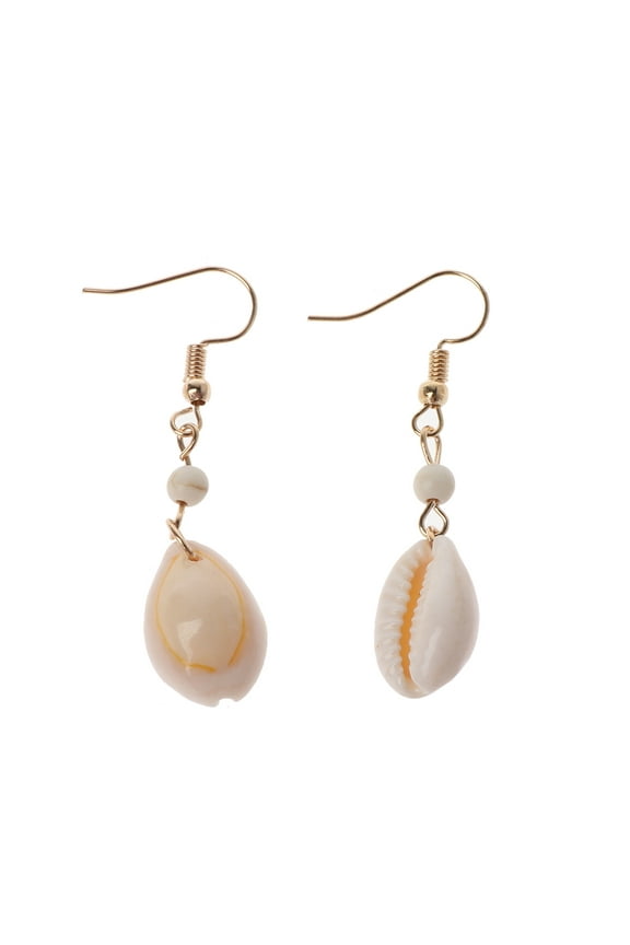 Seashell Drop Earrings Set Natural Summer Beach Shell Earrings