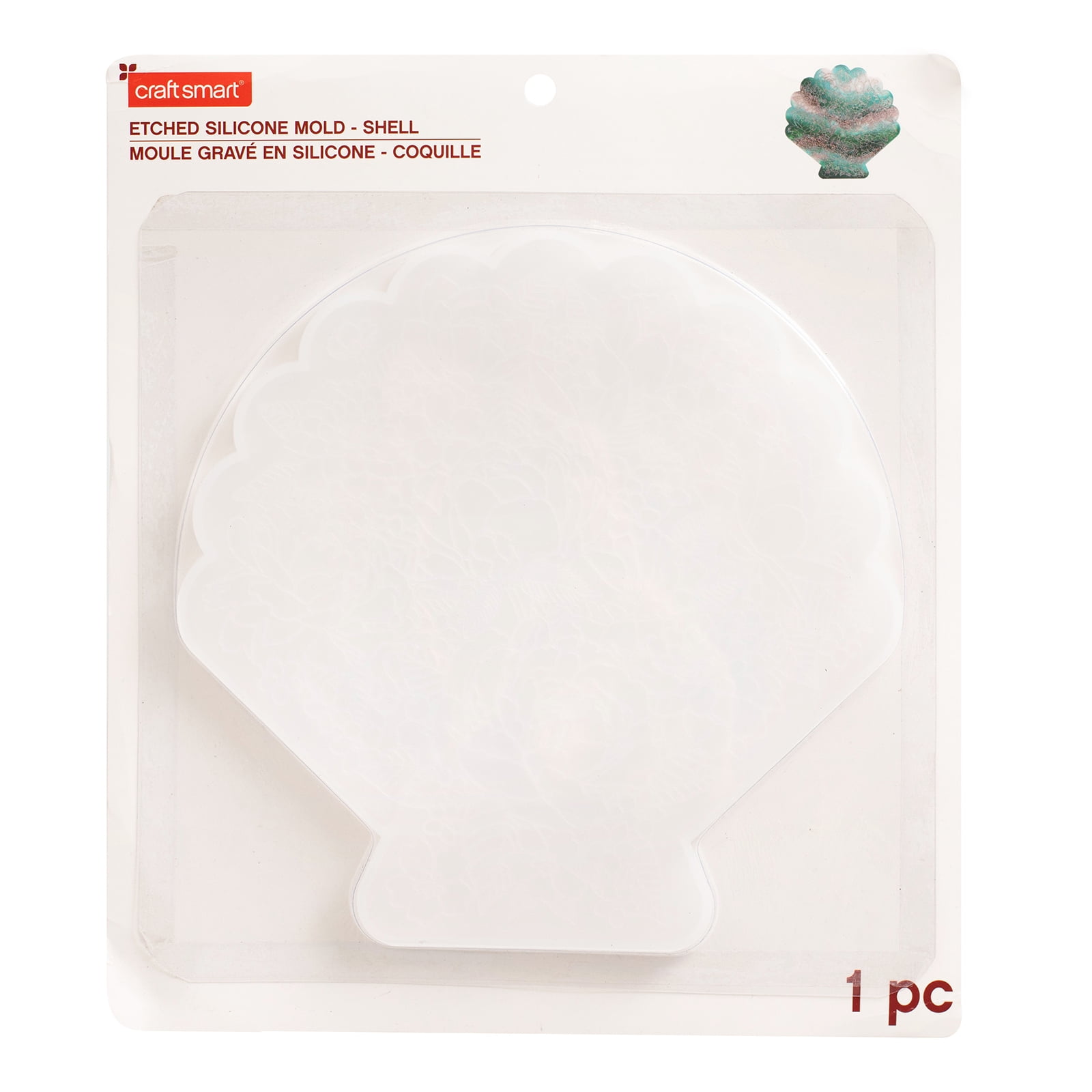 Seashell Etched Silicone Mold by Craft Smart® - Walmart.com
