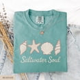 thumbnail image 1 of Seashell Graphic Tee, Beach Shirt, Ocean Lover Gift, Boho Summer T-Shirt, Coastal Sea Life Shirt Beach Vacation Tee Plus Size Unisex S-5XL Hot Trending Shirt, Vintage Birthday Gift, 1 of 3
