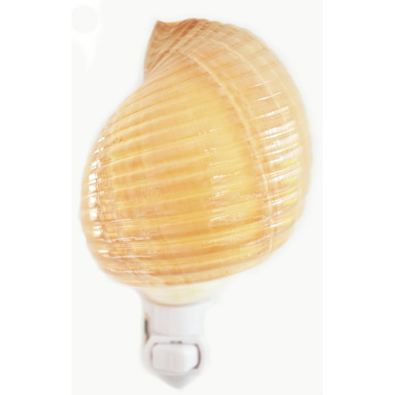 Seashell Night Light Tonna Cepa Shell Beach Decor w. On/Off Switch