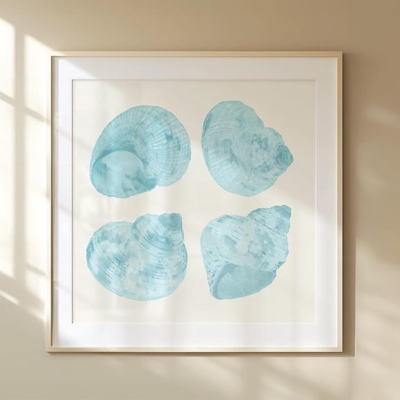 Seashell Print, Shell Art, Seashell Wall Art, Coastal Decor, Beach Wall Decor, Coastal Art Print Wall Art, Modern Wall Decor, 8x12 UNFRAMED