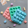 thumbnail image 1 of Seashell Silicone Molds, Ocean Theme Mold Set Food Grade for Baking, Chocolate Candy Soap & Resin Art Projects（Fluorescent Green）, 1 of 7