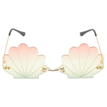 Seashell Sunglasses Rimless Funny Sunglasses Party Favors Eyeglasses Decoration