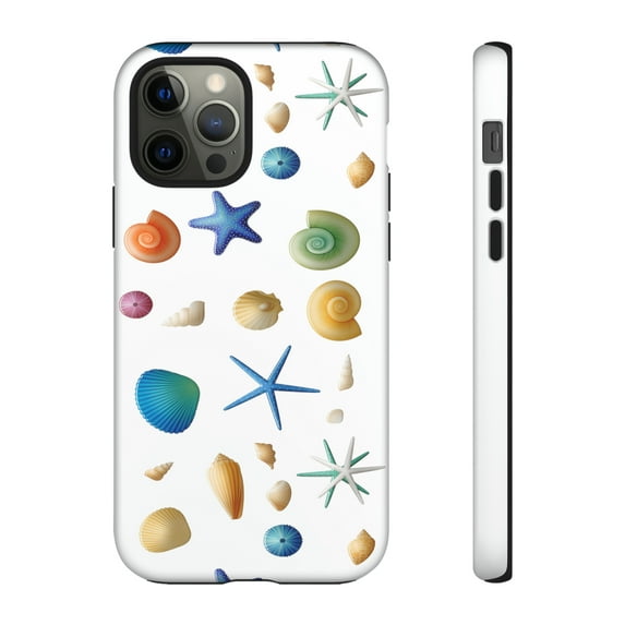 Seashell Tough iPhone 15 Case-iPhone 14-iPhone Case-iPhone