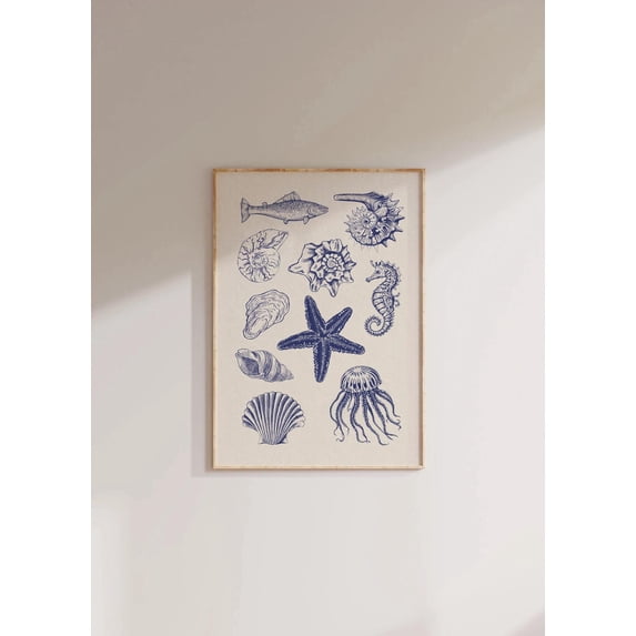 Seashell Trendy Coastal Wall Coastal Cowgirl Decor Beachy House Decor ...