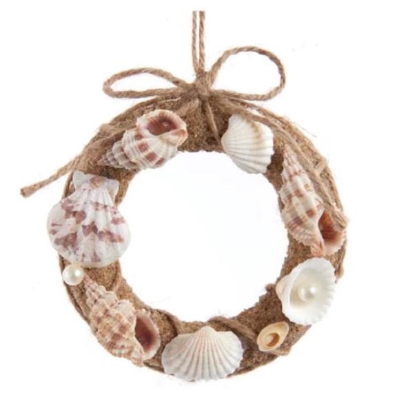 Seashell Wreath Christmas Tree Ornament H7554