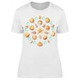 thumbnail image 1 of Seashells And Shells In Circle T-Shirt Women -Image by Shutterstock, Female Large, 1 of 2