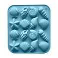 thumbnail image 1 of Seashells Chocolate Silicone Molds, Ocean Themed Seashells Silicone Cake Baking Molds, Marine Theme Cake Fondant Silicone Mold for Chocolate Candy Cupcake Cookie Dessert DIY Decoration, 1 of 5