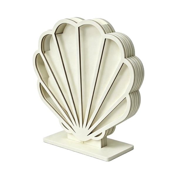Seashells Display Case with Acrylic Window,Seashells Display Box Decorative Shadows Box for Starfishs Collections