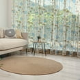 thumbnail image 1 of Seashells Tulle Curtains with Rod Pocket, Abstract Starfishes with Spiral Lines Doodle Style Illustration, Sheer Drape for Wedding Party 2 Panels, 7 Sizes, Pale Brown Pale Blue, by Ambesonne, 1 of 3