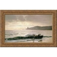 thumbnail image 1 of Seashore near Sudak 24x18 Gold Ornate Wood Framed Canvas Art by Orlovsky, Volodymyr, 1 of 2