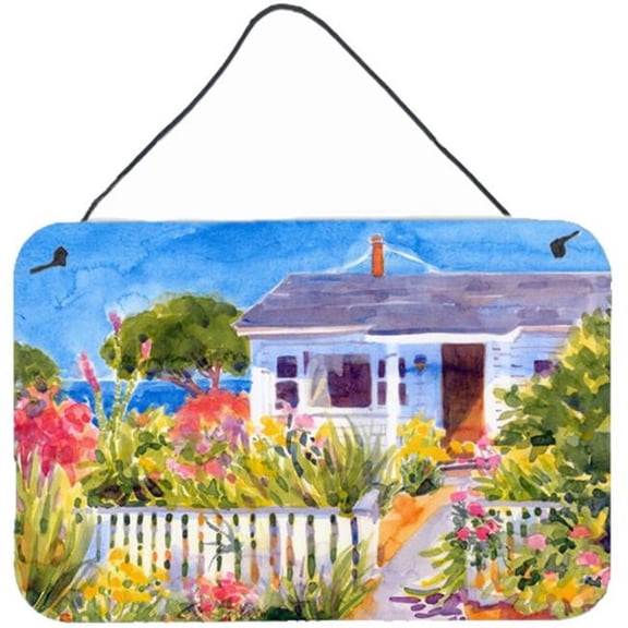Seaside Beach Cottage Indoor Aluminium Metal Wall Or Door Hanging Prints